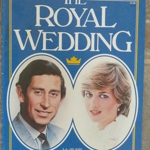 ROYAL Wedding BOOKLET 1981 Prince & Princess of Wales (965)